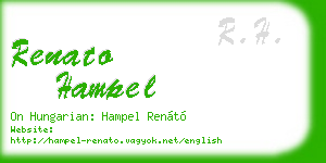 renato hampel business card